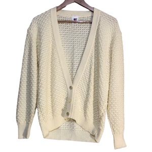 Vintage 80s 90s light academia preppy cardigan